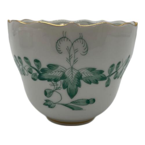 Meissen (マイセン) カップ&ソーサー デミタス/グリーン インドの華