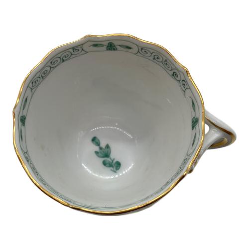 Meissen (マイセン) カップ&ソーサー デミタス/グリーン インドの華