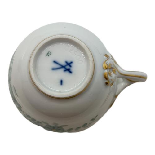 Meissen (マイセン) カップ&ソーサー デミタス/グリーン インドの華