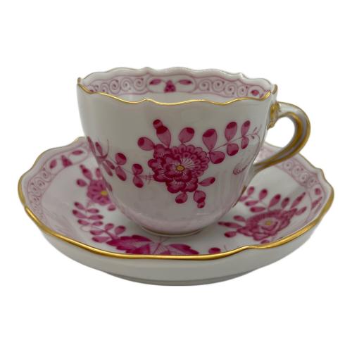 Meissen (マイセン) カップ&ソーサー デミタス/ピンク インドの華