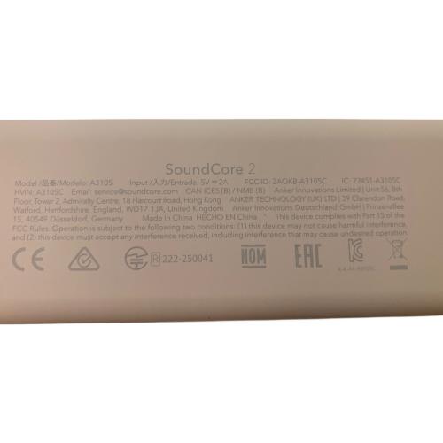 Anker (アンカー) Bluetoothスピーカー SoundCore 2 A3105058