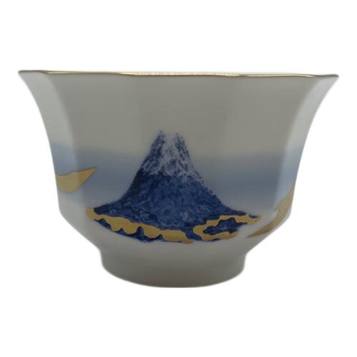 ROYAL COPENHAGEN (ロイヤル・コペンハーゲン) カップ&ソーサー ▲ 絹谷 幸二「日月天祥富嶽モチーフ」