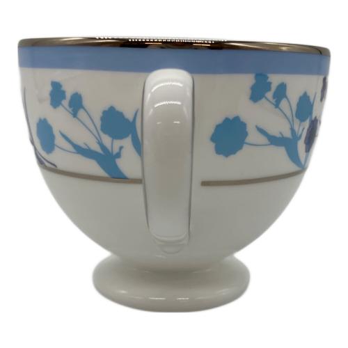 Wedgwood (ウェッジウッド) カップ&ソーサー ▲/青い花/銀