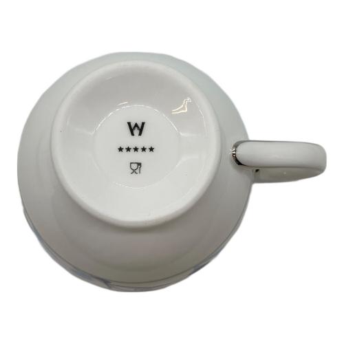 Wedgwood (ウェッジウッド) カップ&ソーサー ▲/青い花/銀