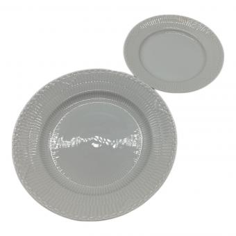 ROYAL COPENHAGEN (ロイヤル・コペンハーゲン) プレートセット ホワイトフルーテッド・ハーフレース