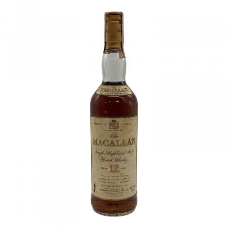 マッカラン12年 特級表記 旧ボトル マチュアード イン シェリーウッド 未開栓 MACALLAN(マッカラン) マチュアード・イン・シェリーウッド 12年