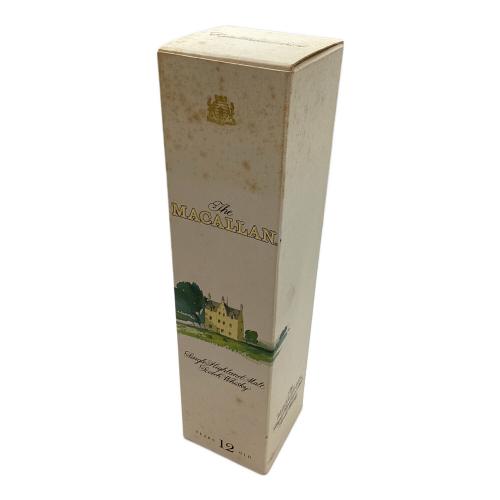 MACALLAN(マッカラン) マチュアード・イン・シェリーウッド 12年（イタリア向け）  旧ボトル ウィスキー700ml
