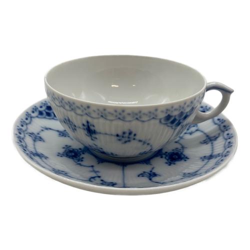 ROYAL COPENHAGEN (ロイヤル・コペンハーゲン) カップ&ソーサー ブルーフルーテッド・ハーフレース