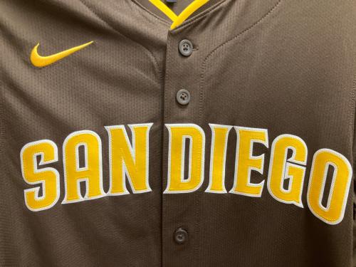 NIKE(ナイキ） リミテッドジャージ MLB サンディエゴ・パドレス オルタネイト1 ブラウン ＃11 ダルビッシュ有  Sサイズ