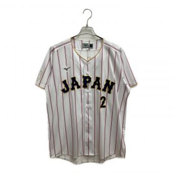 MIZUNO（ミズノ）レプリカユニフォーム（ホーム） WBC日本代表/侍ジャパン 2026 牧 秀悟 #2 SIZE O/XL 12JRMJ92