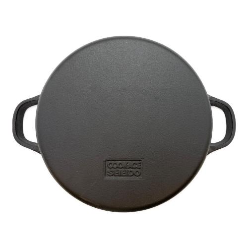 南部鉄器 (ナンブテッキ) すき焼き・ぎょうざ兼用鍋 CA-3 ブラック
