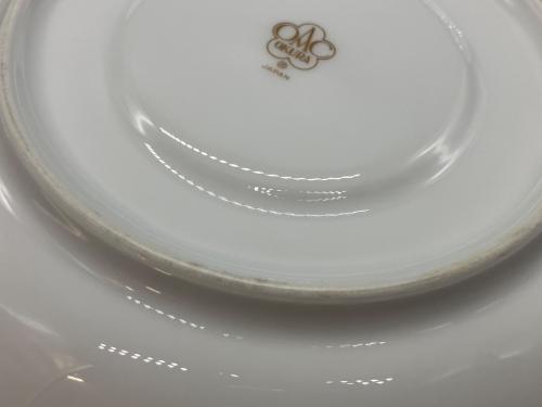 大倉陶園 (オオクラトウエン) カップ&ソーサー 瑠璃片葉金蝕