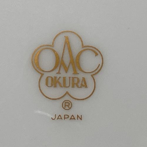 大倉陶園 (オオクラトウエン) カップ&ソーサー 瑠璃片葉金蝕