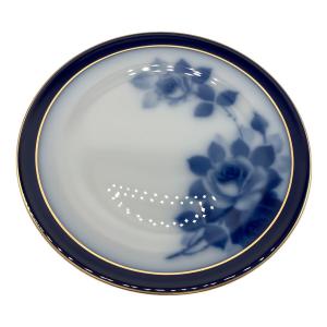 大倉陶園 (オオクラトウエン) パン皿 100周年記念 ブルーローズ(8011R)