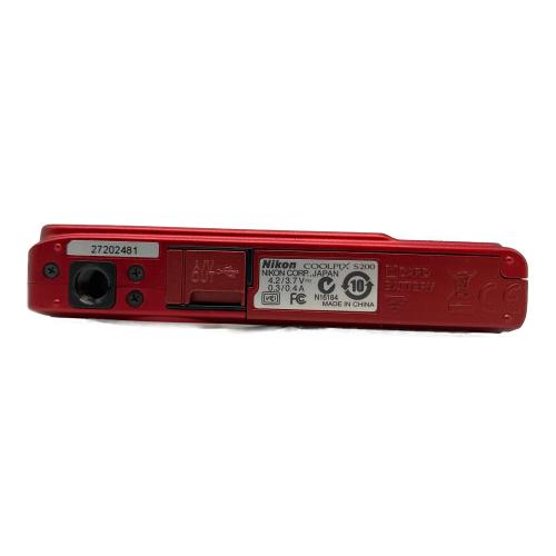 Nikon (ニコン) コンパクトデジタルカメラ COOLPIX S200 ※バッテリー膨張有