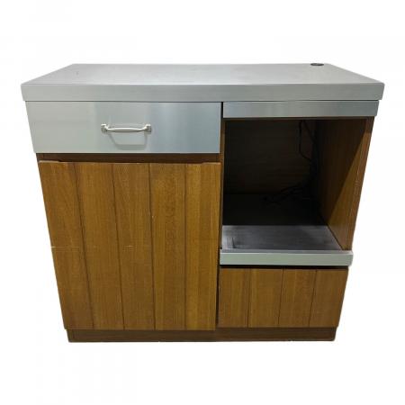 unico キッチンカウンター ウニコ ストラーダ ステンレス UNICO (ウニコ) キッチンカウンター 112 シルバー×ブラウン STRADA