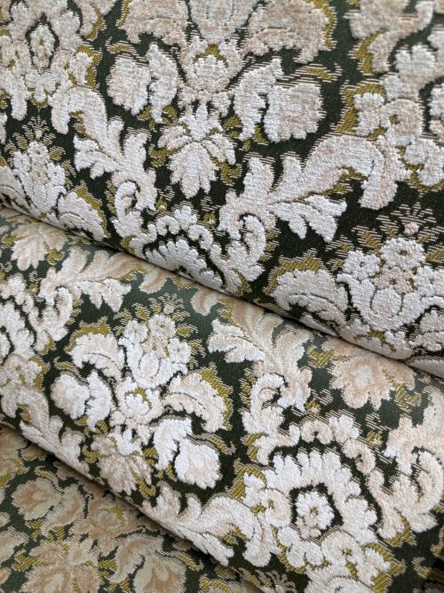 karimoku (カリモク) 1人掛けソファー 309 ブラウン×ホワイト 金華山