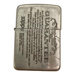 ZIPPO (ジッポ) ライター GUARANTEE/レプリカ 2012年1月製造