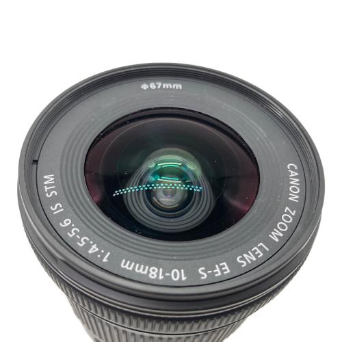 CANON (キヤノン) 超広角ズームレンズ EF-S10-18mm レンズフード付き（EW-73C）