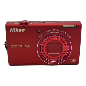 Nikon (ニコン) コンパクトデジタルカメラ COOLPIXS6200 レッド