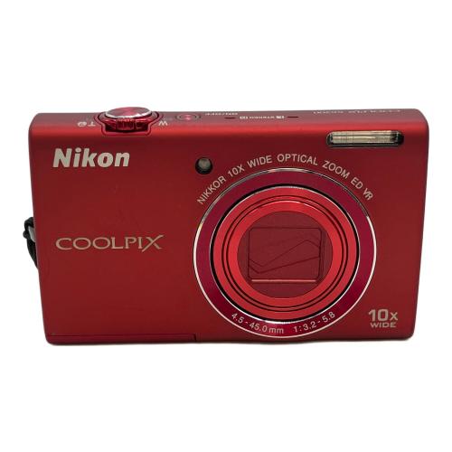 Nikon (ニコン) コンパクトデジタルカメラ COOLPIXS6200 レッド