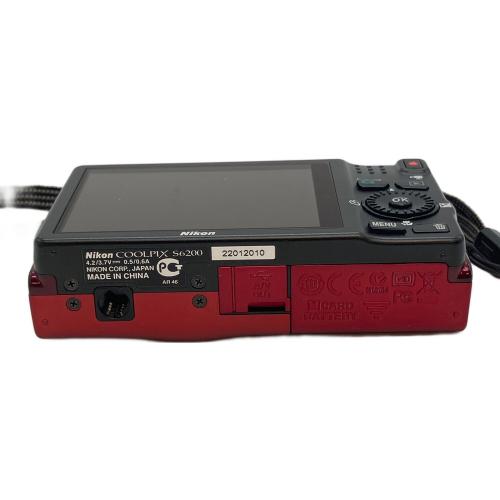 Nikon (ニコン) コンパクトデジタルカメラ COOLPIXS6200 レッド