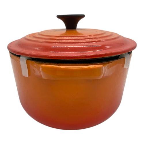 LE CREUSET (ルクルーゼ) 両手鍋 オレンジ ココット・オーバル