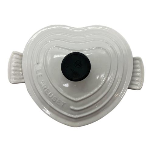 LE CREUSET (ルクルーゼ) 両手鍋 12×25×18 ホワイト ココット・ダムール