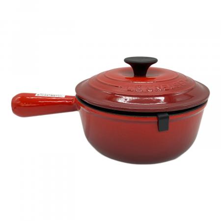 LE CREUSET (ルクルーゼ) 片手鍋 18cm チェリーレッド ソースパン