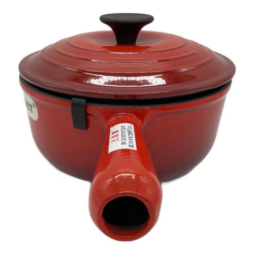 LE CREUSET (ルクルーゼ) 片手鍋 18cm チェリーレッド ソースパン