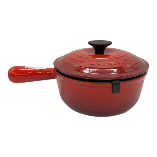 LE CREUSET (ルクルーゼ) 片手鍋 18cm チェリーレッド ソースパン