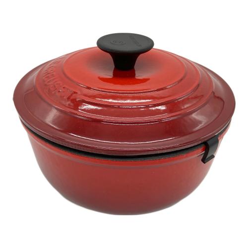 LE CREUSET (ルクルーゼ) 片手鍋 18cm チェリーレッド ソースパン
