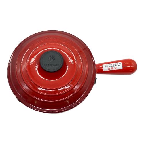 LE CREUSET (ルクルーゼ) 片手鍋 18cm チェリーレッド ソースパン