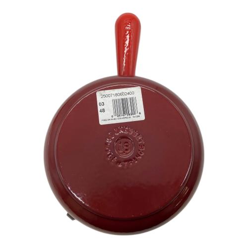 LE CREUSET (ルクルーゼ) 片手鍋 18cm チェリーレッド ソースパン