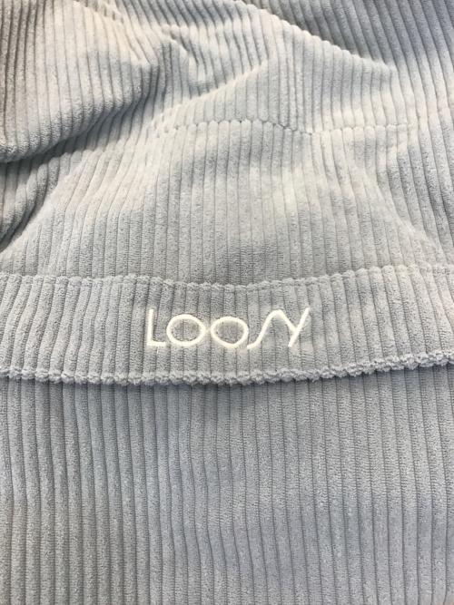 LOOSY (ルージー) 1人掛けソファー ポケット有り・オットマン付き 幅:約70㎝ ミント