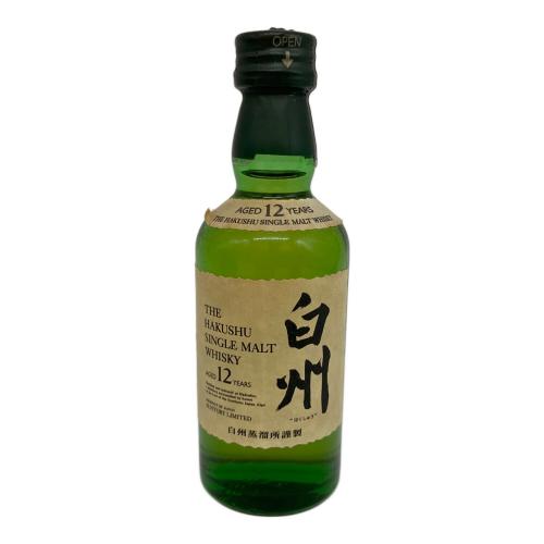 サントリー 白州 12年 ジャパニーズウィスキー 50ml