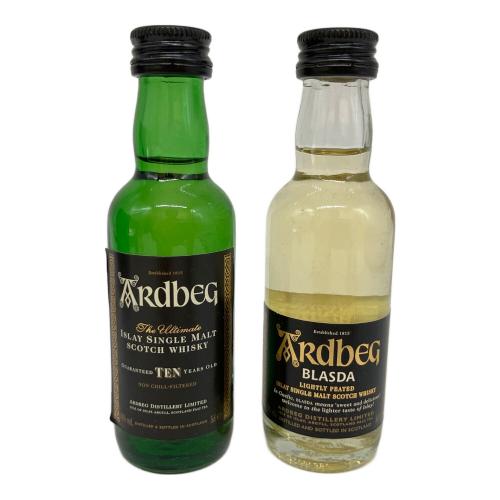 アードベッグ 10年 ウィスキー2本セット 50ml