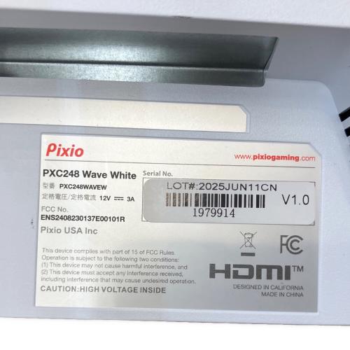 PIXIO (ピクシオ) ゲーミングモニター PXC248WAVEW 23.8インチ