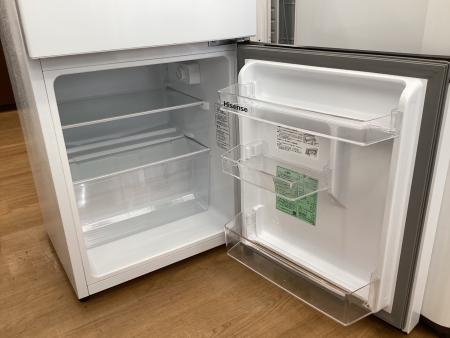 Hisense (ハイセンス) 2ドア冷蔵庫 HR-B91E3W 2025年製 51 87L