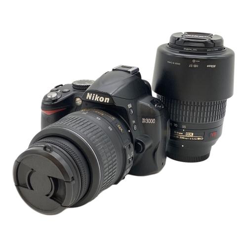 Nikon (ニコン) 一眼レフカメラ・レンズセット D3000 ダブルズームキット