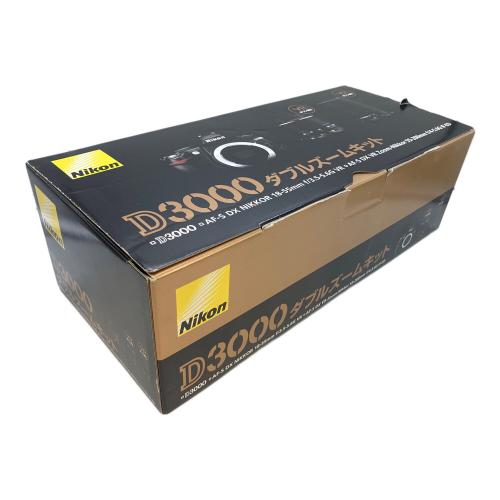 Nikon (ニコン) 一眼レフカメラ・レンズセット D3000 ダブルズームキット