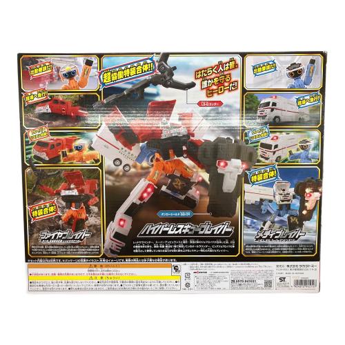TOMY (トミー) ジョブレイバー TJBDX ハイパーレスキューブレイバー レッドサラマンダー＋スーパーアンビュランス DXセット トミカ