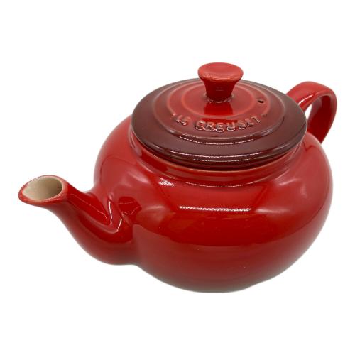 LE CREUSET (ルクルーゼ) ティーポット＆マグセット レッドチェリー