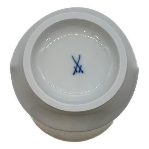 Meissen (マイセン) ペアカップ ▲ 波の戯れホワイト