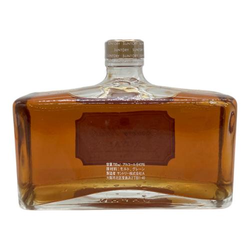 サントリー ROYAL 二重奏ボトル ウイスキー 沈殿物有 700ml