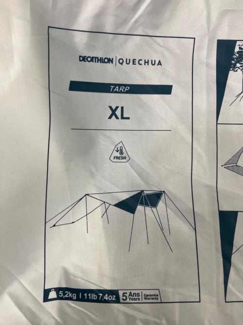 quechua (ケシュア) タープ 2963443 キャンプ 多機能 タープ・ヘキサタープ UVカット FRESH