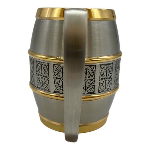 PENANG PEWTER マグカップ シルバー×ゴールド/スズ製