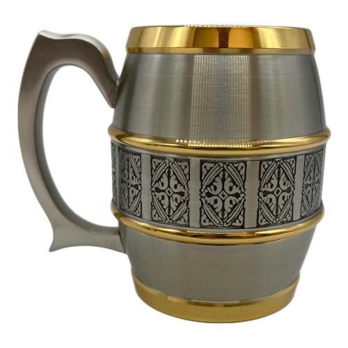 PENANG PEWTER マグカップ シルバー×ゴールド/スズ製