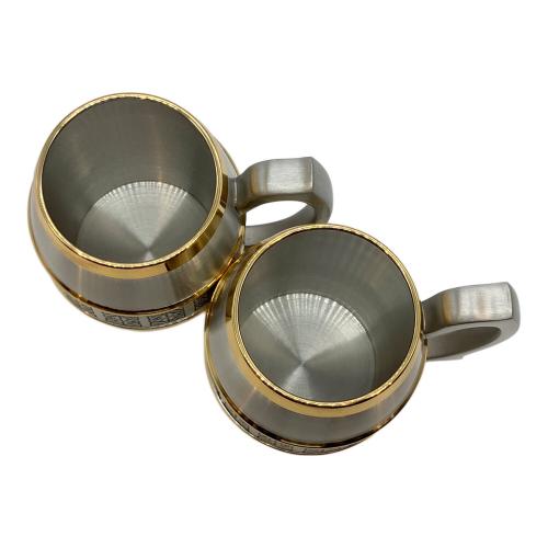 PENANG PEWTER マグカップ シルバー×ゴールド/スズ製