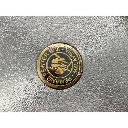 PENANG PEWTER マグカップ シルバー×ゴールド/スズ製